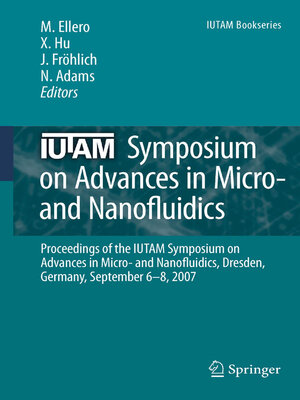 cover image of IUTAM Symposium on Advances in Micro- and Nanofluidics